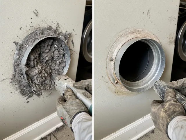 Professional clogged vent cleaning by Whitman Dryer Vent Cleaning in Whitman