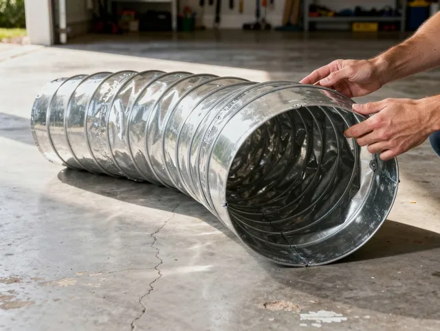 Whitman Dryer Vent Cleaning specialist using advanced equipment for thorough duct cleaning in Whitman
