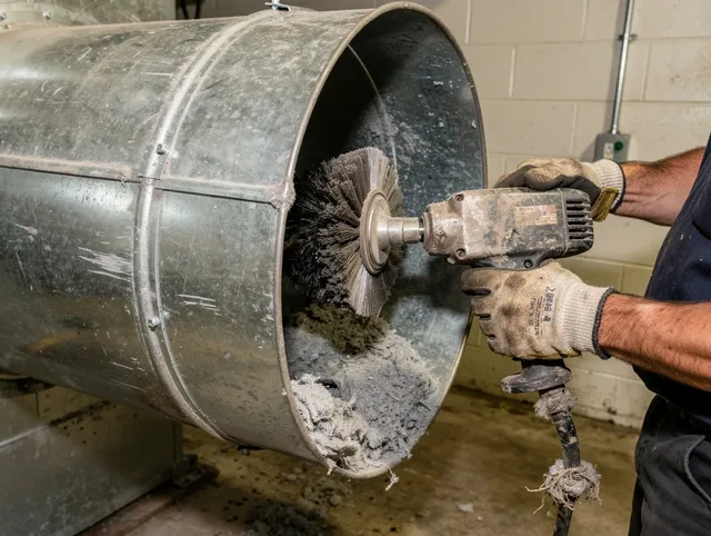 Industrial-grade dryer vent cleaning by Whitman Dryer Vent Cleaning in Whitman